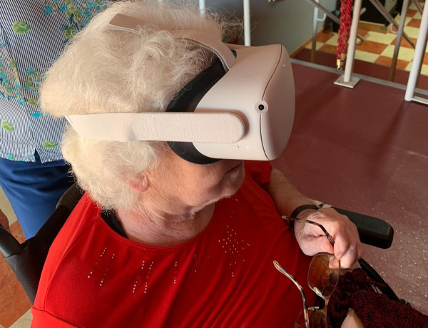 Actividad de estimulación cognitiva a través de gafas de realidad virtual