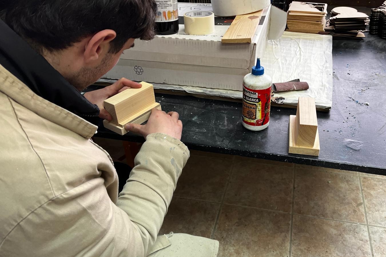 Proceso de elaboración de los trofeos