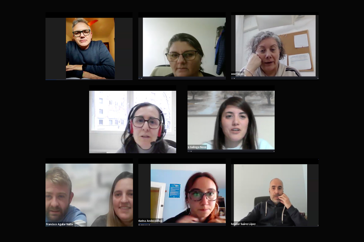 Grupo de discusión programa EA con personas profesionales