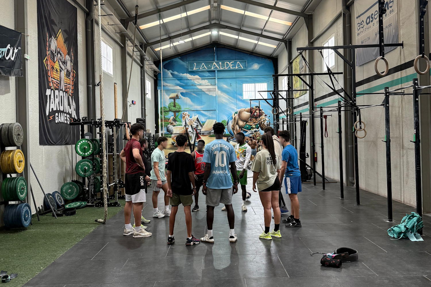 Deporte, disciplina y resiliencia, protagonistas de la actividad realizada en los hogares ‘Zarandona’ y ‘Dar Al-Farah’