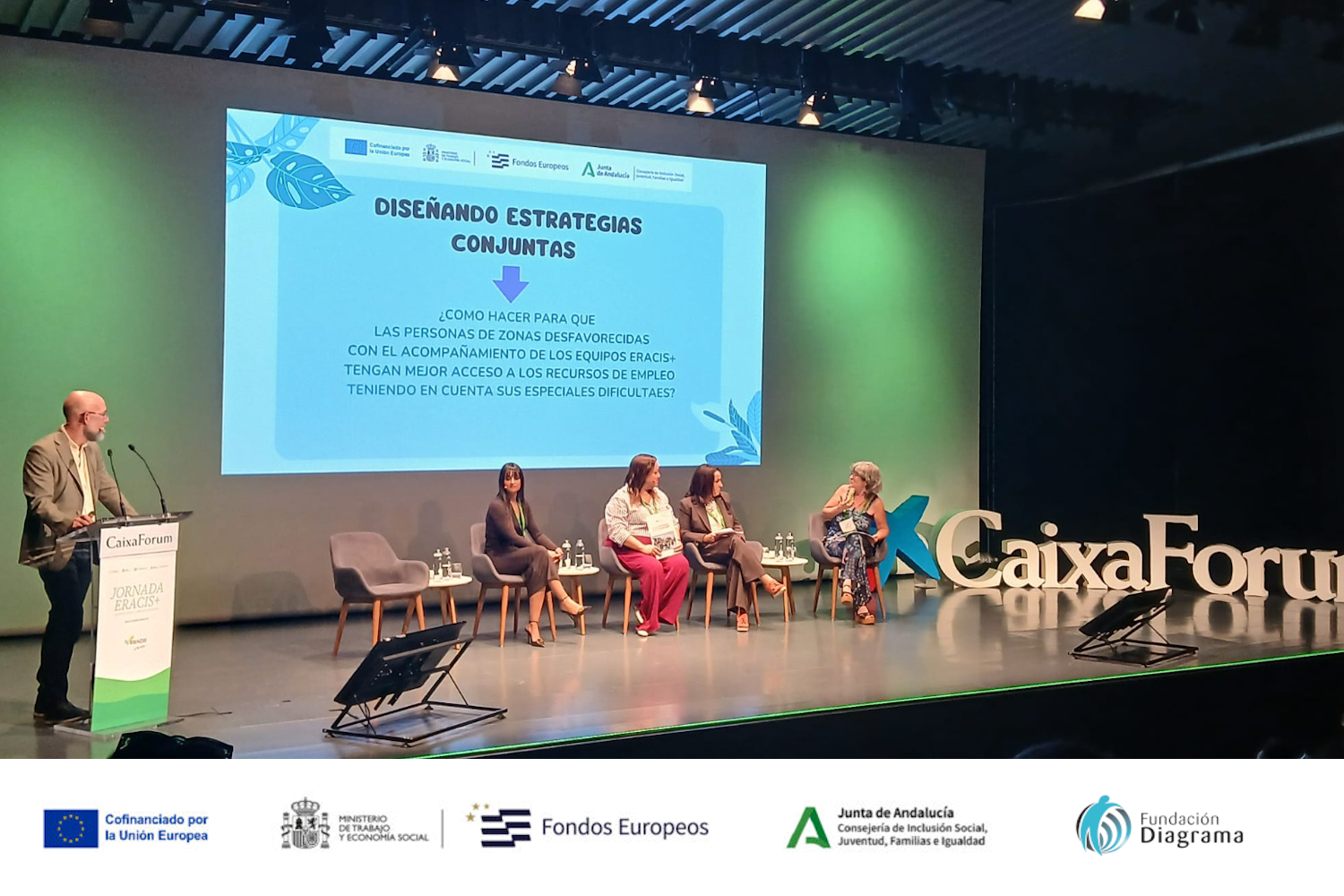 Mesa redonda Jornada Eracis + en CaixaForum de Sevilla