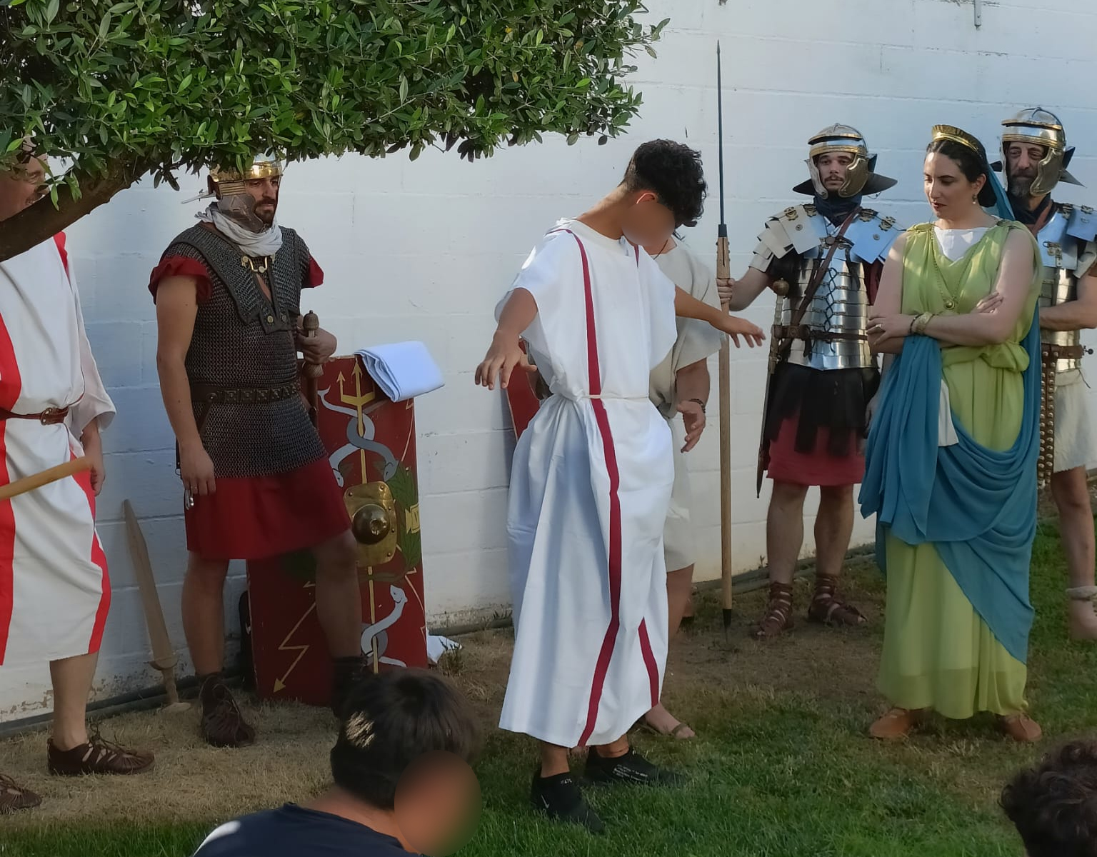 Obra teatro época romana en el CIMI EL LIMONAR
