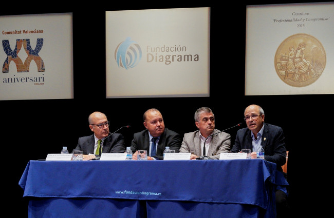 Mesa Presidencial. Galardones Profesionalidad y Compromiso 2015