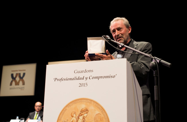 Joaquín Carrión Candel. En representación de los profesores de las Secciones Educativas (Galardonados)