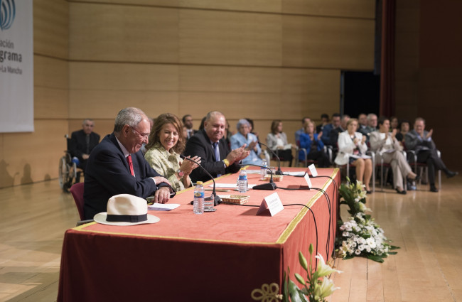 Mesa de presidencia - Ernesto Martínez Ataz, Aurelia Sánchez Navarro, Francisco Legaz Cervantes