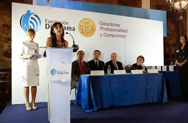 Carmen Belinchón, Servicio de Justicia Juvenil. Galardones Profesionalidad y Compromiso 2013