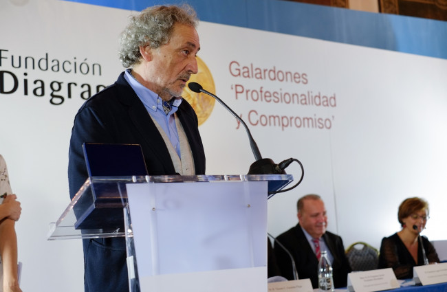 José Chamizo. Galardones Profesionalidad y Compromiso 2013