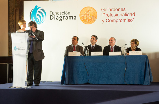 Pablo Pineda. Galardones Profesionalidad y Compromiso 2013