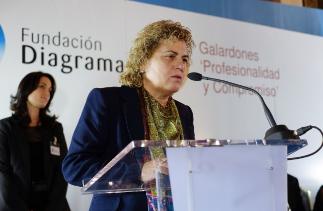 Teresa Palahí, ONCE y su Fundación. Galardones Profesionalidad y Compromiso 2013