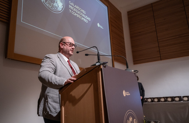 Adán Carrizo en los VIII Galardones Profesionalidad y Compromiso