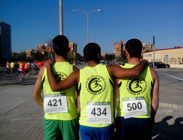 Menores y profesionales del centro ‘Los Alcores’ de Carmona (Sevilla) participan en el Memorial Victoria Domínguez y la carrera popular Tierra y Olivar