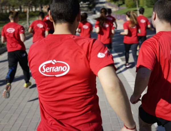 Jóvenes del Club de Atletismo Cárnicas Serrano. Fundación Diagrama.