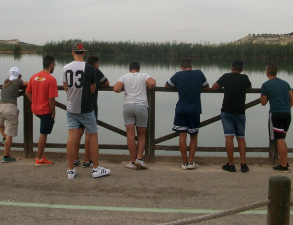 Ruta ecológica por las Lagunas de Campotéjar-Salar Gordo en Molina de Segura. Menores del centro 'Las Moreras'. Fundación Diagrama 2017. 