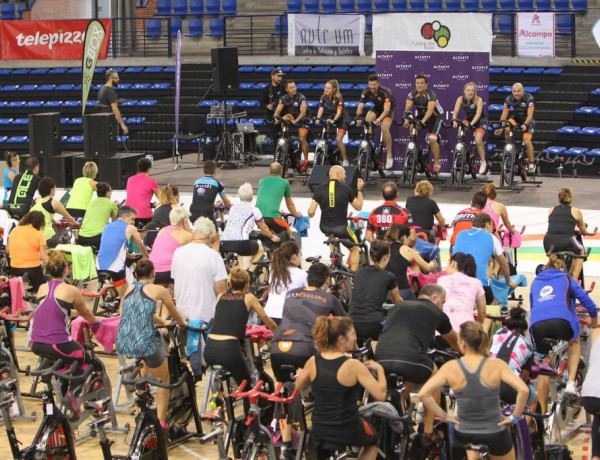 Actividad de voluntariado en el III Logroño Fitness Day. Menores del centro 'Virgen de Valvanera' de Logroño. Fundación Diagrama 2017. 