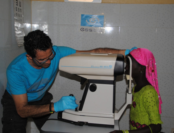 Proyecto Fundación Diagrama y Azul en Acción. Senegal. Intervenciones ópticas.