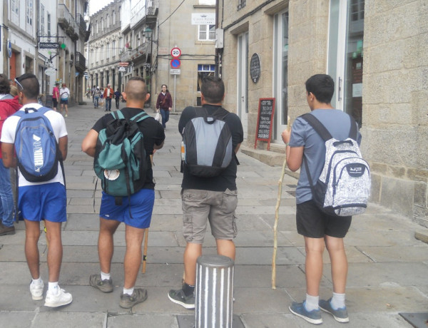 Actividad Camino de Santiago 2017. Centros 'Monteledo' y 'Montefiz' de Ourense. Fundación Diagrama. 