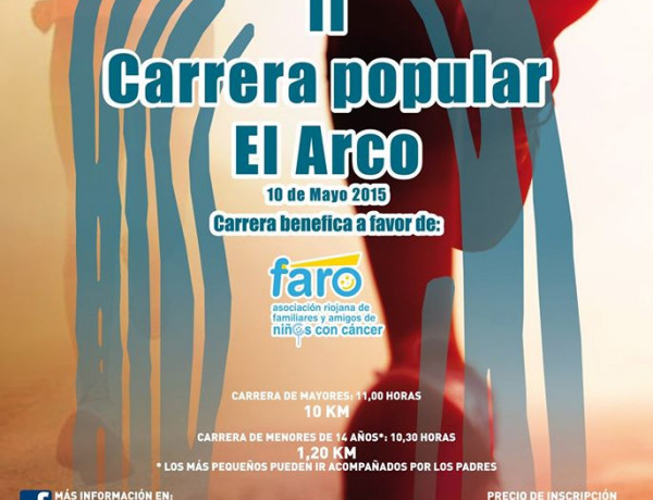 La II Carrera Popular ‘El Arco’ cuenta con menores del centro ‘Virgen de Valvanera’ de Logroño como voluntarios