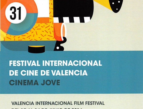 Cartel de la 31ª Edición del Festival de Cine Internacional de Valencia Cinema Jove.