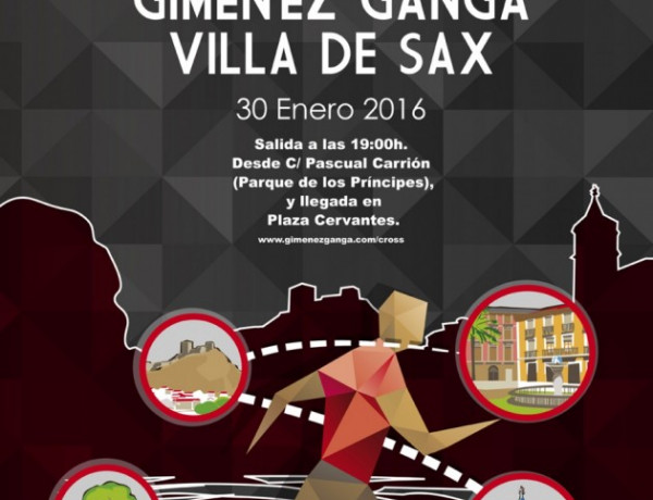 Cartel VII Cross Nocturno 'Giménez Ganga'. Fundación Diagrama. 