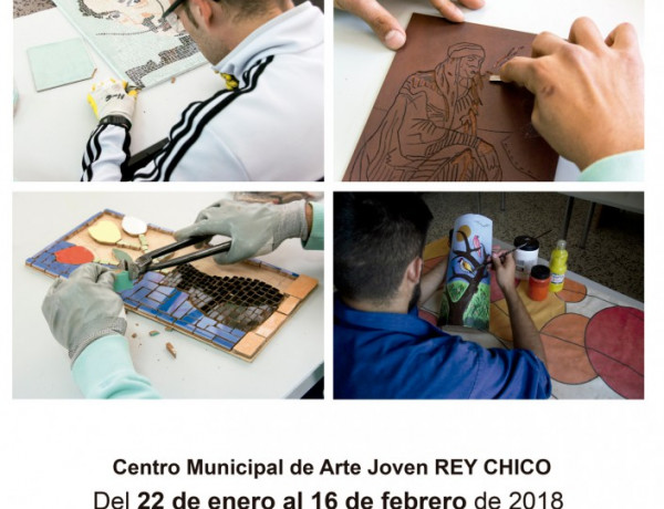 Los menores atendidos en el centro ‘San Miguel’ de Granada exponen sus obras de artesanía y manualidades en la muestra ‘Arte Iuvenis’. Fundación Diagrama 2018. 