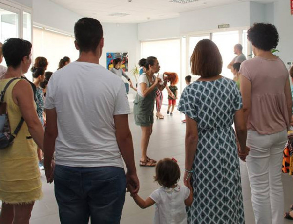 Las personas atendidas en el centro de día de Puerto Lumbreras celebran el fin de curso junto a familiares y autoridades. Murcia. Fundación Diagrama 2018. 