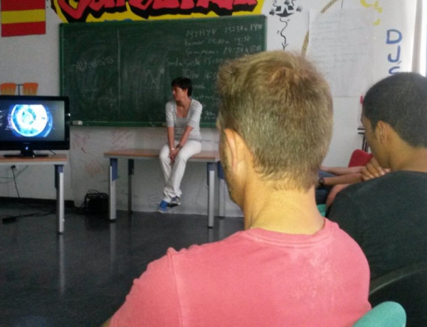 Los menores del centro ‘Las Moreras’ de Sangonera (Murcia) participan en una charla de seguridad vial