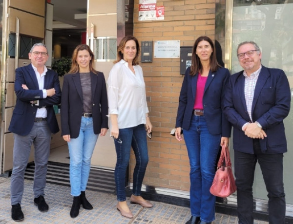 La delegada territorial de Justicia de Málaga, Mónica Alejo, visita el Centro de Día y el SIMA que Diagrama gestiona en esta provincia. Fundación Diagrama. Andalucía 2022