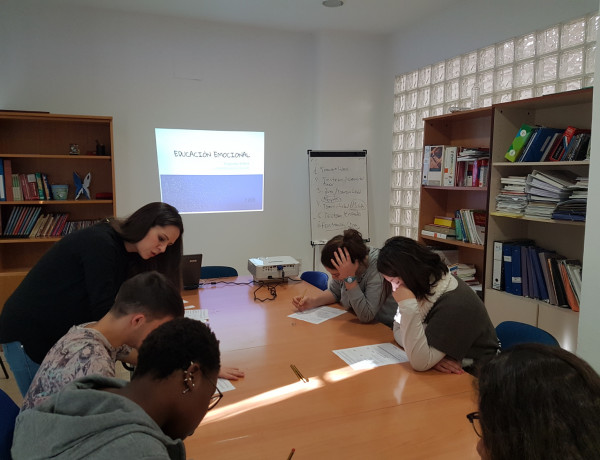 Taller de educación emocional. Centro Senda (Murcia). Fundación Diagrama.