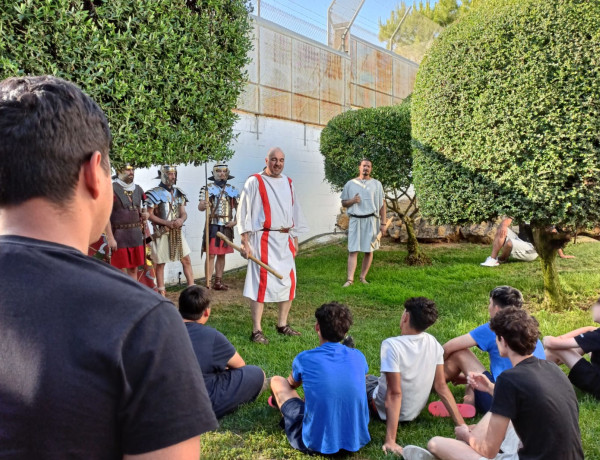 Obra teatro época romana en el CIMI EL LIMONAR