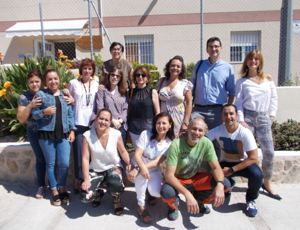 El equipo terapéutico de la Unidad de Conductas Adictivas de Lorca visitan el centro ‘Heliotropos’ de Murcia. Fundación Diagrama 2019. 
