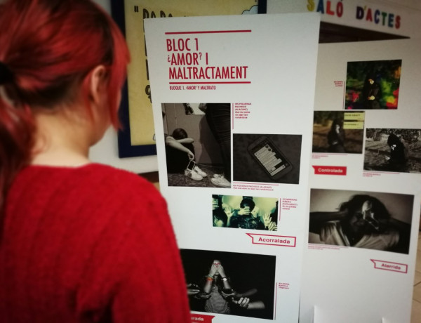 El centro ‘Mariano Ribera’ de Burjassot (Valencia) expone una muestra fotográfica para sensibilizar a los menores sobre la violencia de género. Fundación Diagrama. Comunidad Valenciana 2018.
