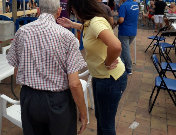 Las personas atendidas en la residencia ‘Nuevo Azahar’ de Archena (Murcia) participan en actividades de las fiestas patronales de La Algaida. Fundación Diagrama. Murcia 2018. 