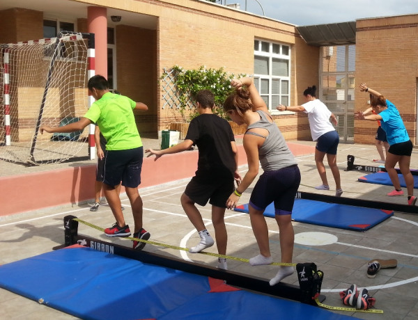 Taller de Slackline Fitness. Menores de 'Baix Maestrat'. Fundación Diagrama.