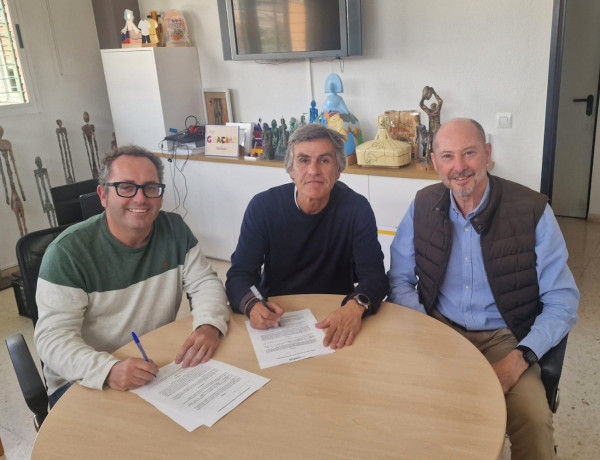 Firma Convenio de colaboración entre Fundación Diagrama y Saúl Brand SL