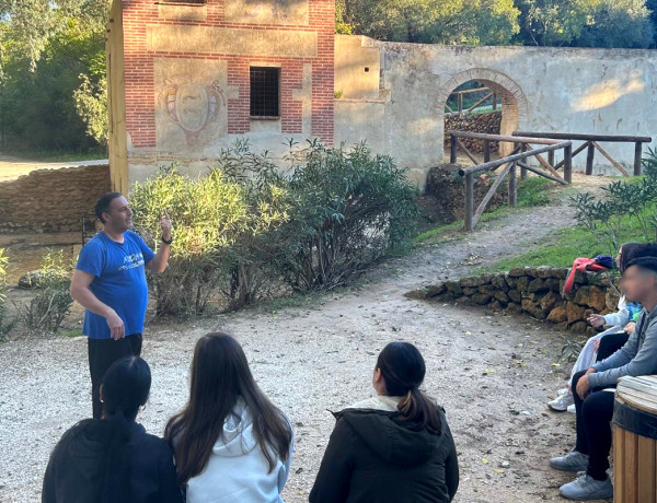 Ruta de los Molinos, en el Parque de Oromana de la localidad de Alcalá de Guadaíra