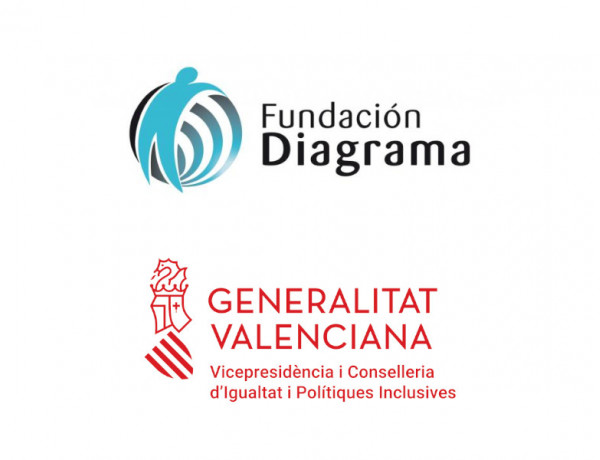 Logotipos de Fundación Diagrama y Generalitat Valenciana