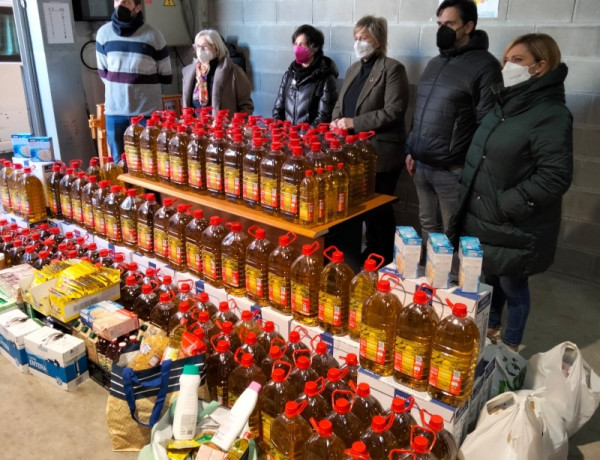 Fundación Diagrama entrega numerosos productos de primera necesidad a las familias cántabras a través de la Plataforma de Alimentos Municipal de Camargo