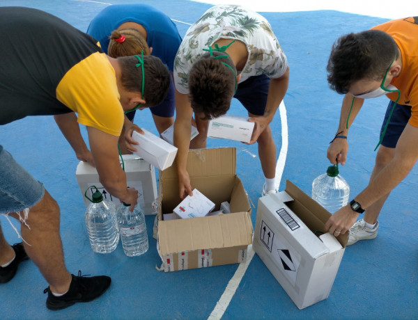 Fundación Diagrama recibe diversas donaciones para reforzar la labor de prevención contra el Coronavirus. Centro 'San Miguel' 2020