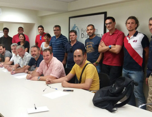 Firma convenio colectivo 2016. Fundación Diagrama, CCOO y UGT