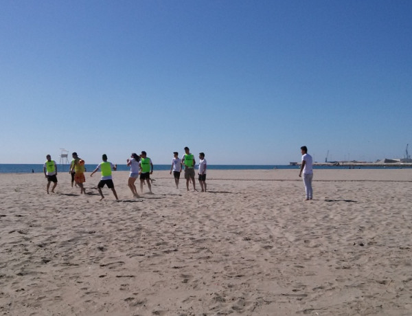 Visita a la playa de El Grao. Medio Abierto de Castellón. Fundación Diagrama.