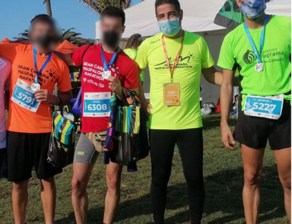 Un grupo de jóvenes atendidos en el centro ‘Inagua’ de Las Palmas participa en la primera edición de la Gran Canaria-Maspalomas Marathon