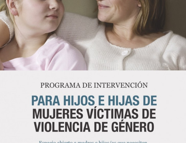 Fundación Diagrama desarrolla un programa de intervención para ayudar a hijos e hijas de mujeres víctimas de violencia de género