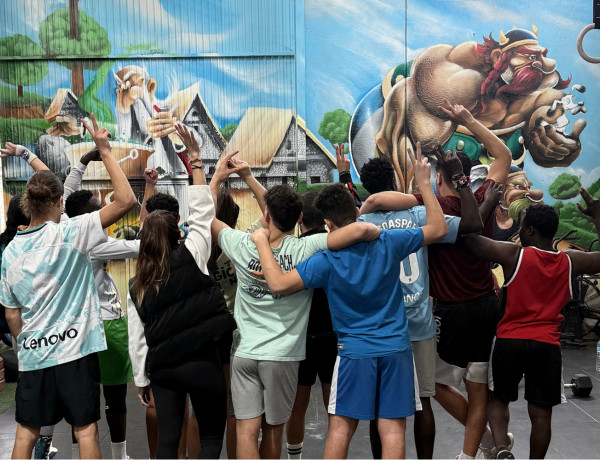 Deporte, disciplina y resiliencia, protagonistas de la actividad realizada en los hogares ‘Zarandona’ y ‘Dar Al-Farah’