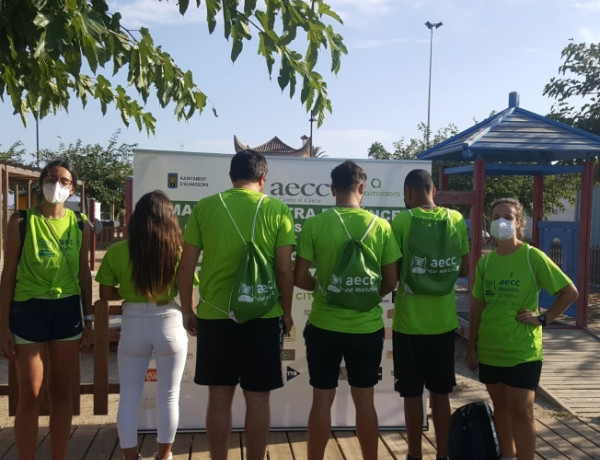 La I Marcha contra el Cáncer de Almassora cuenta con el voluntariado de las personas jóvenes atendidas en la residencia ‘Pi Gros’ de Castellón de la Plana. Fundación Diagrama. Comunidad Valenciana 2021.