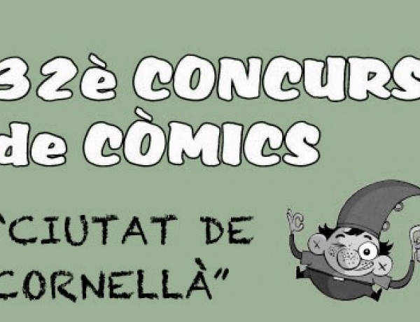 Cartel Concurso de cómic 'Ciutat de Cornellá'. Fundación Diagrama.