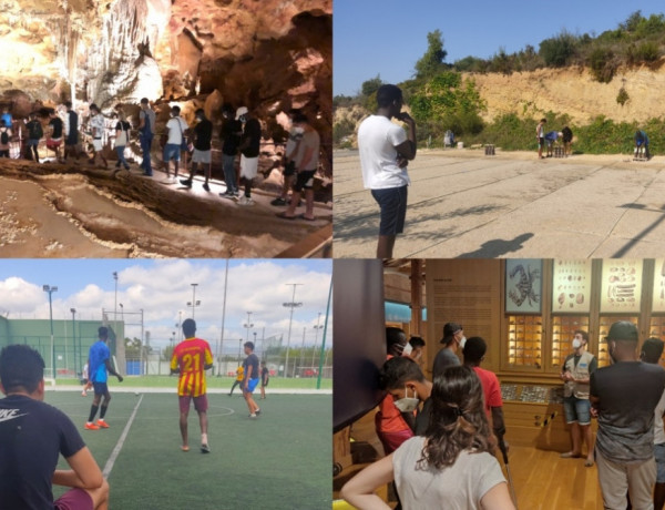 Jóvenes atendidos en distintos centros de Fundación Diagrama en Tarragona participan en un programa de convivencia intercultural