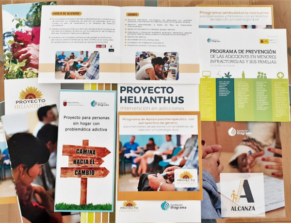 Materiales informativos de los distintos programas del Proyecto Helianthus