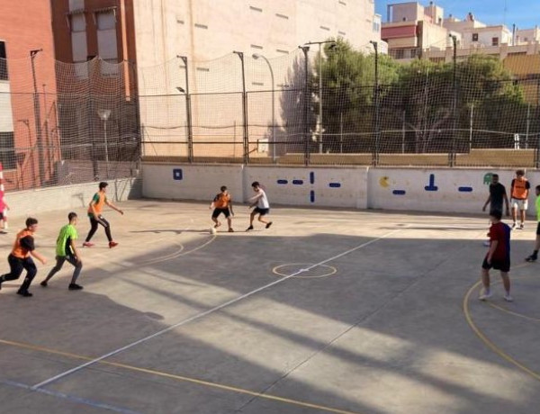 Uno de los partidillos disputados en la convivencia entre Lucentum y Benalúa