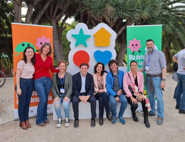 El equipo de Fundación Diagrama que acudió al evento del Día de la Infancia