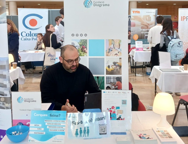 Stand de Fundación Diagrama en el Job Day 2026